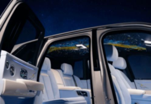 全球限量1台/手绘星空顶 劳斯莱斯库里南cosmos官图发布