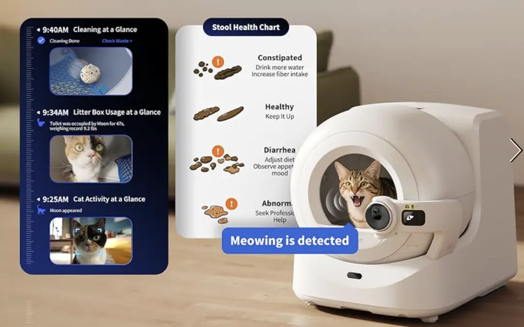 2025品牌出海:差异化突围时代来临 小佩智能猫砂盆记录猫的如厕数据