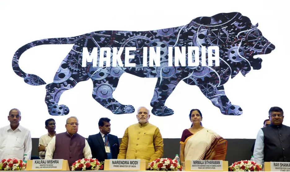 印度悖论:3500万“润”向全球,却对世界关上门 莫迪上任后,即推出「在印度制造」,图源美联社